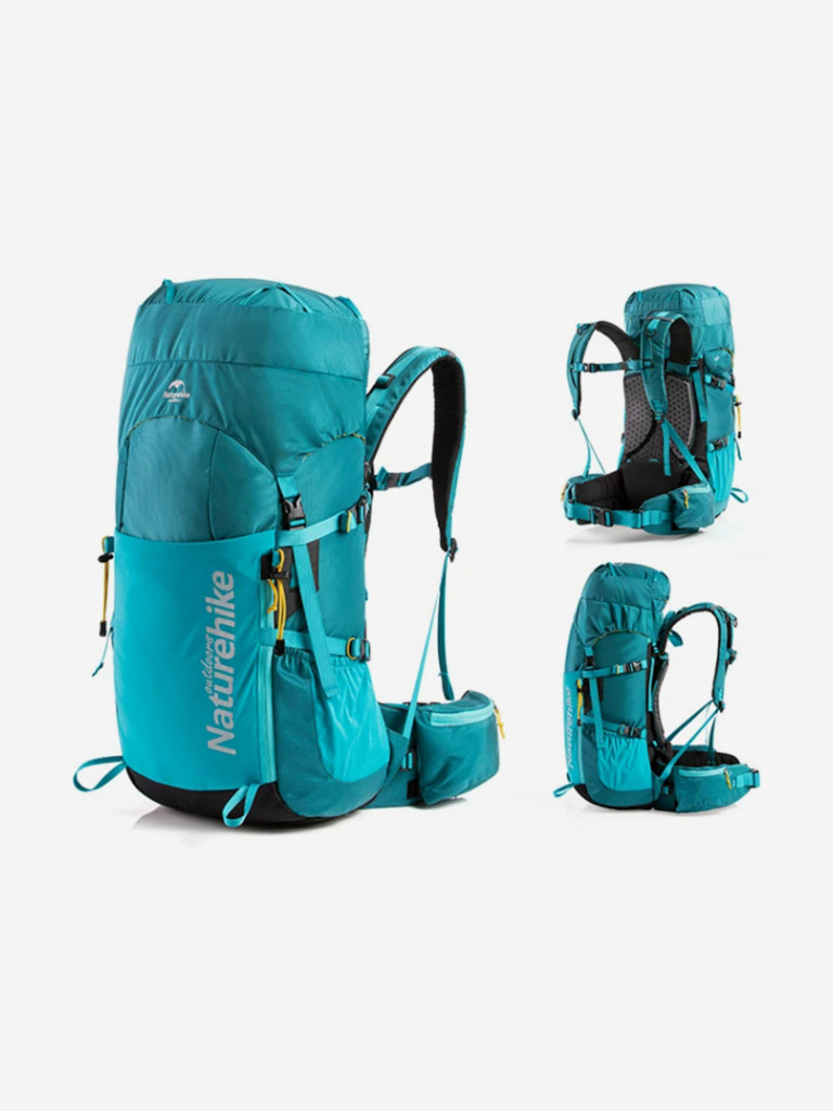 Рюкзак туристический Naturehike 45L, голубой