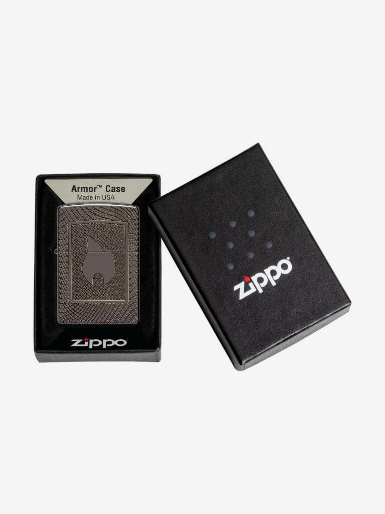 Зажигалка бензиновая ZIPPO 48569 Armor Flame Pattern