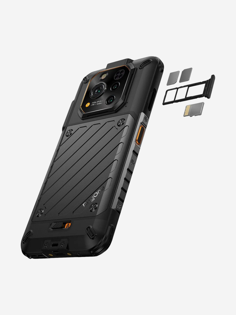 Смартфон RugOne Xever 7 12+512 Black,6.67“, FHD+,MTK 7025, And15, 50+64+50, 32MP, IP69K, 5550mAh