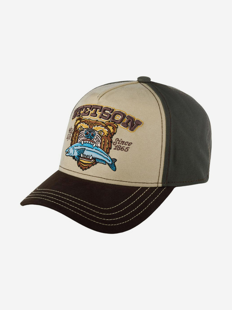 Бейсболка STETSON 7761103 TRUCKER CAP WILD LIFE (бежевый)