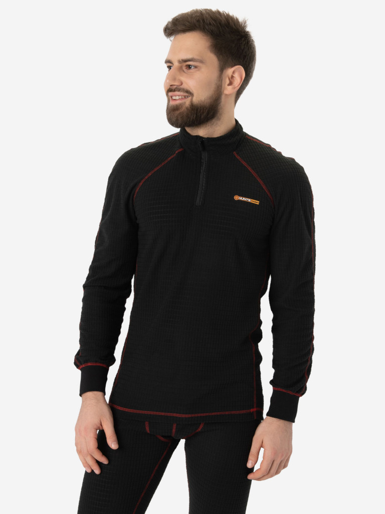 Термобелье HUNTSMAN Thermoline ZIP мужское на молнии флисовое второго слоя для охоты и рыбалки