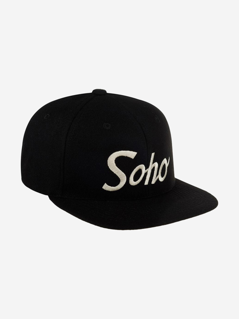 Бейсболка с прямым козырьком HOOD 100-MWL002-NY036-BK SoHo, NY (черный)