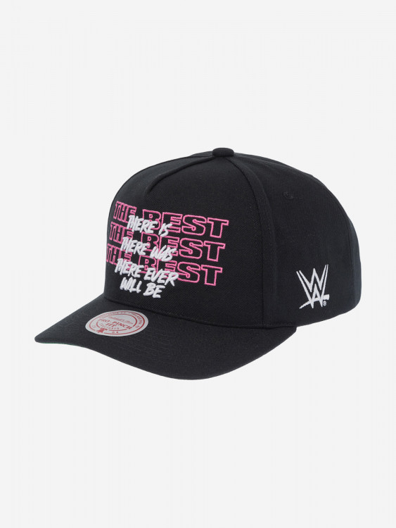 Бейсболка MITCHELL NESS HP13258-TTTBLCK Bret Hart Statement Pro WWE