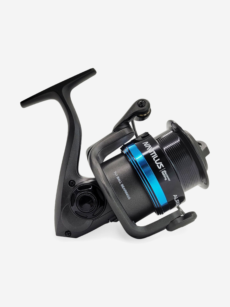 Катушка для спиннинга Nautilus AURORA Match 4000HG, катушка для удочки с передним фрикционом