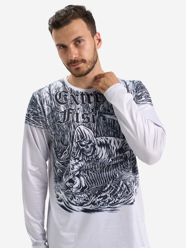 Лонгслив мужской Extreme Fishing OBS-G500 с защитой от солнца UPF50+ для рыбалки