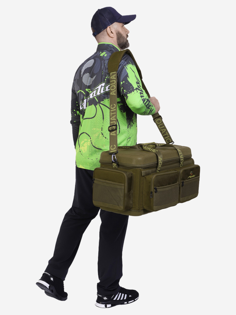 Рыболовная сумка с жестким дном и крышкой Aquatic С-1-100, 100л