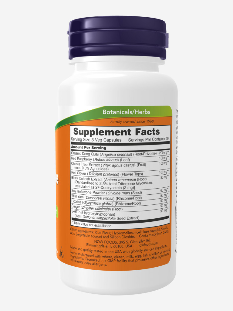 NOW Менопауза Саппорт 560мг 90капс