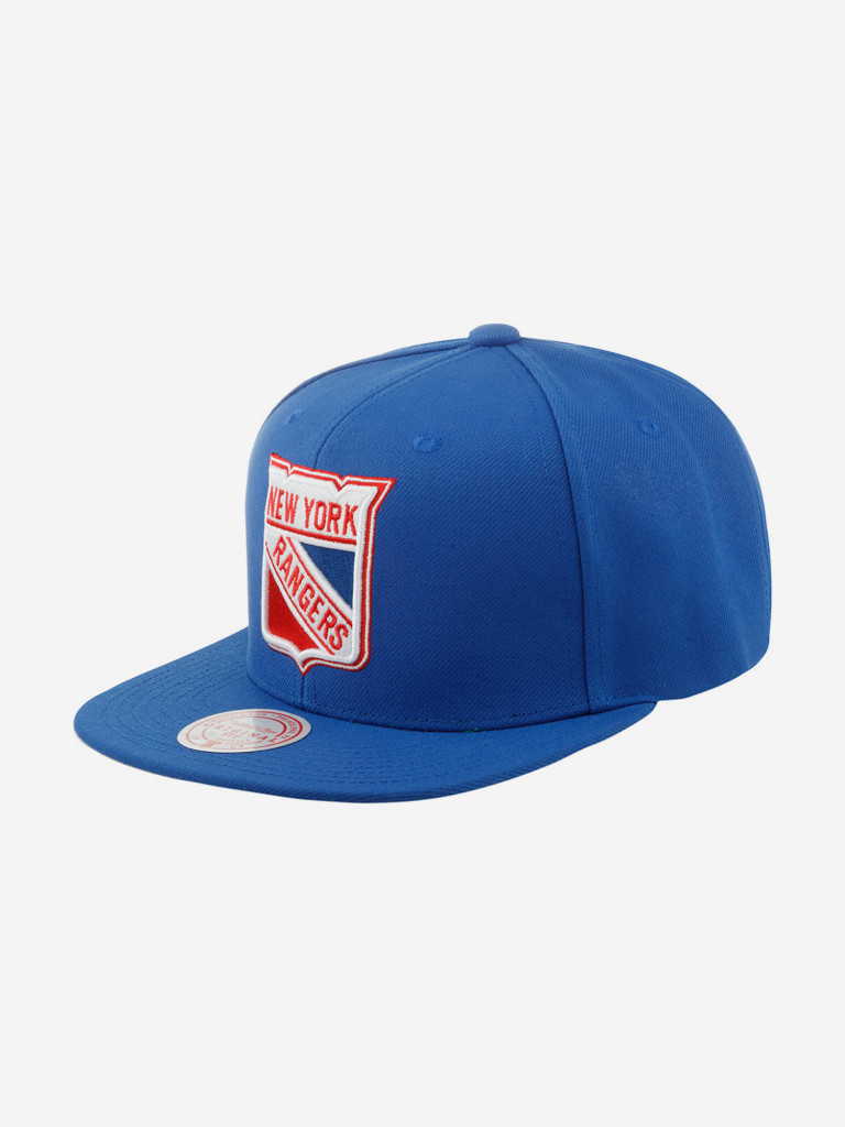 Бейсболка с прямым козырьком MITCHELL NESS 6HSSDX22015-NYABLUE New York Rangers NHL (синий)