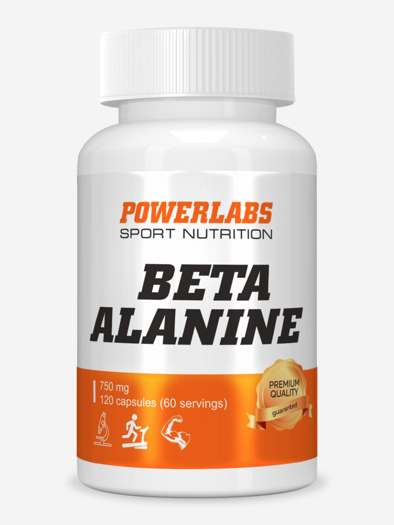 Powerlabs, Бета Аланин, 120 капсул