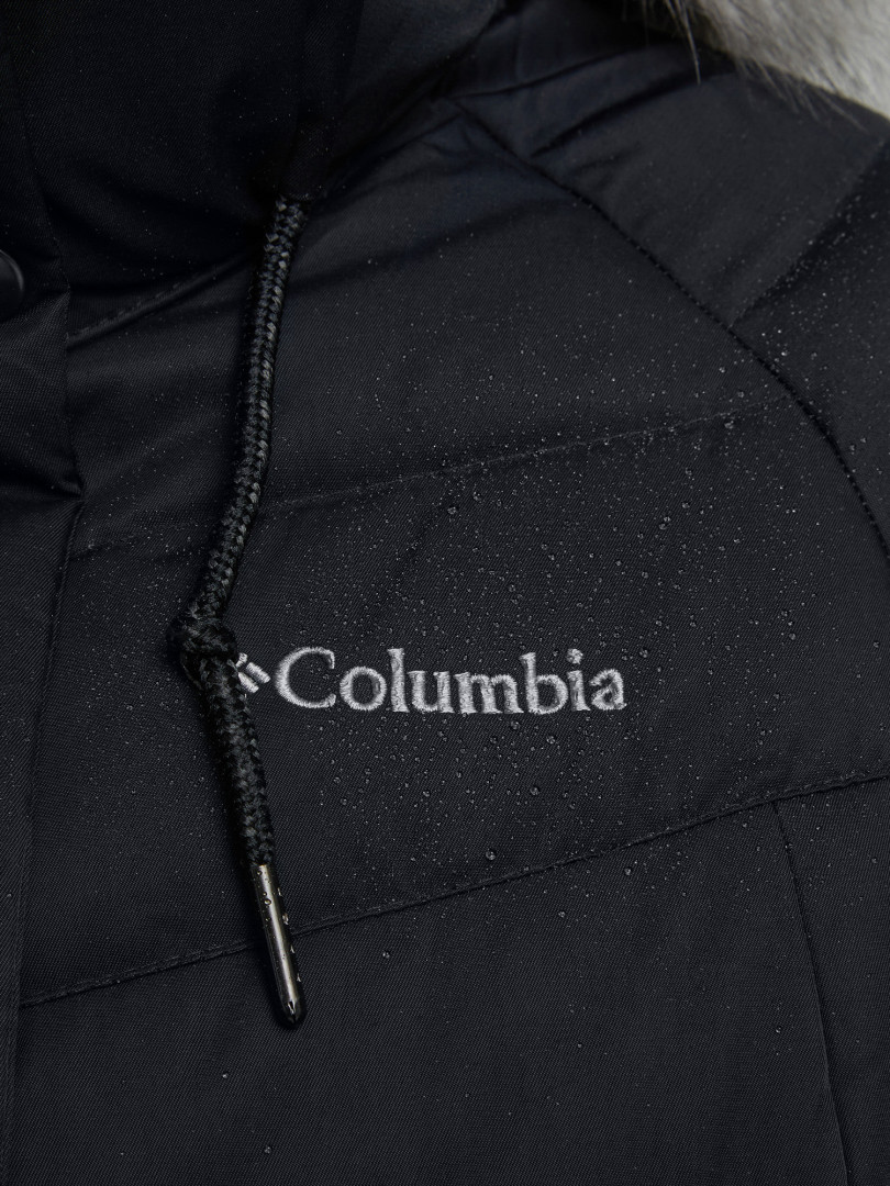 фото Пуховик женский columbia belle isle mid down jacket, черный