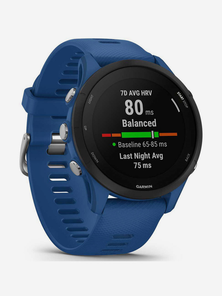 Спортивные часы Garmin Forerunner 255 с синим ремешком