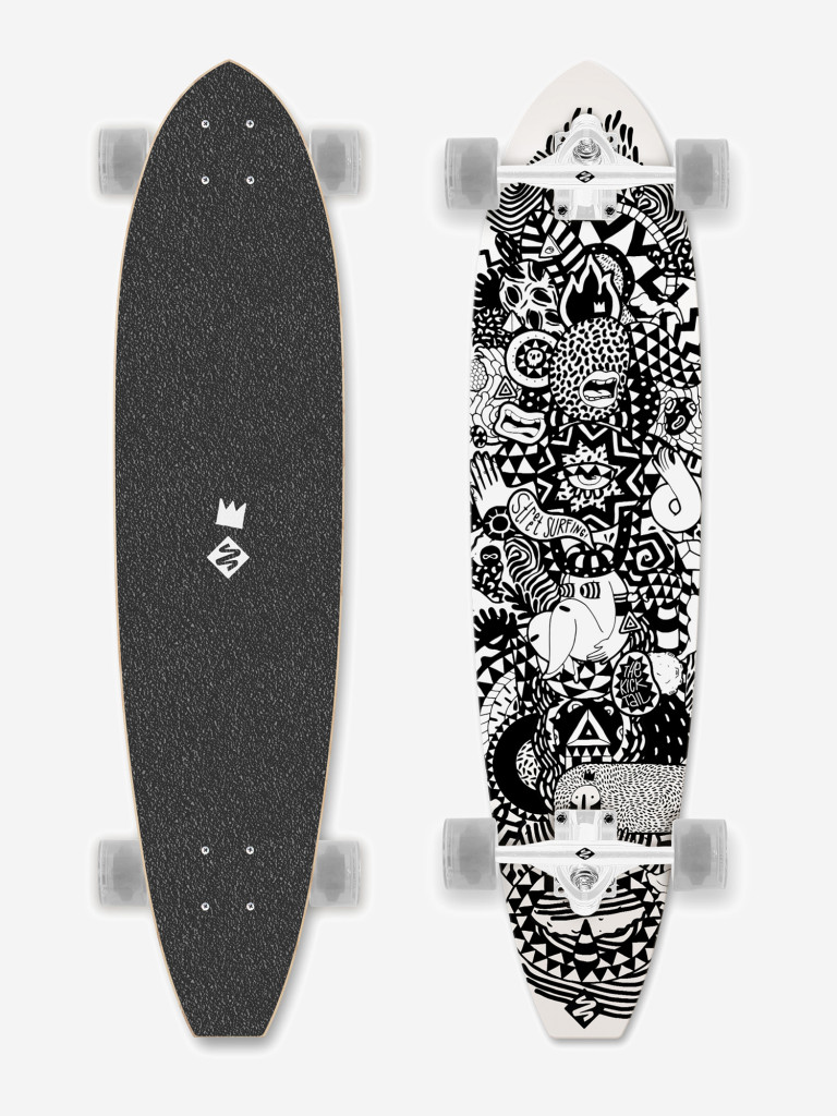 Лонгборд Street Surfing Cut Kicktail 36”