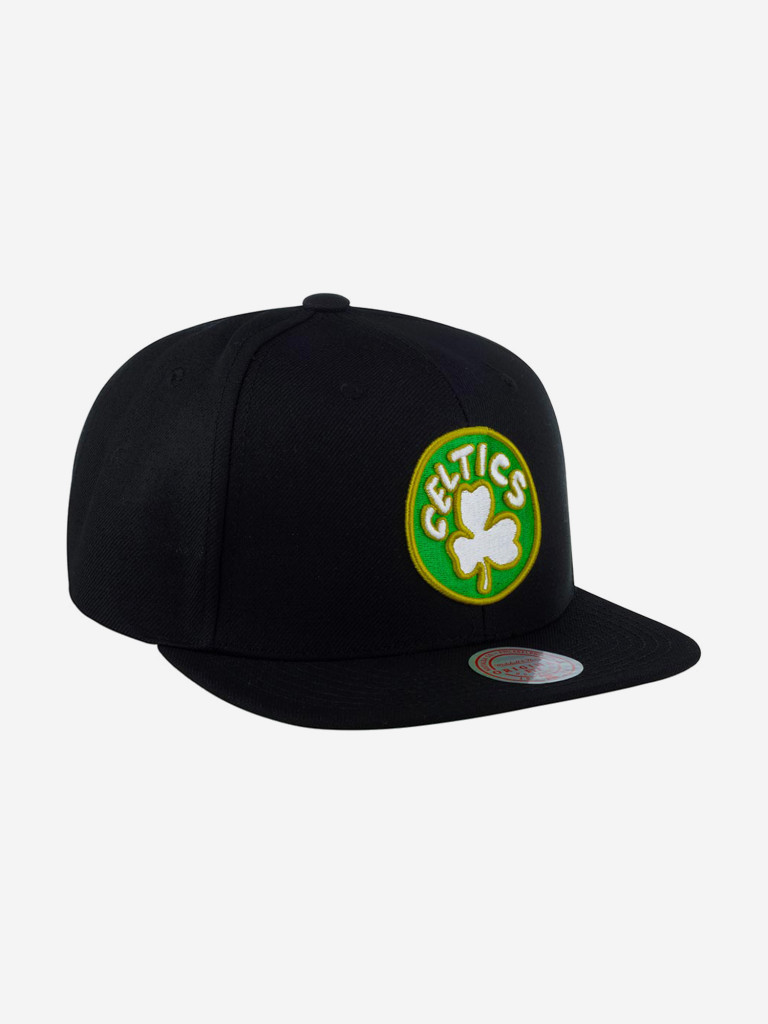Бейсболка с прямым козырьком MITCHELL NESS 6HSSJS19079-BCEBLCK Boston Celtics MLB (черный)