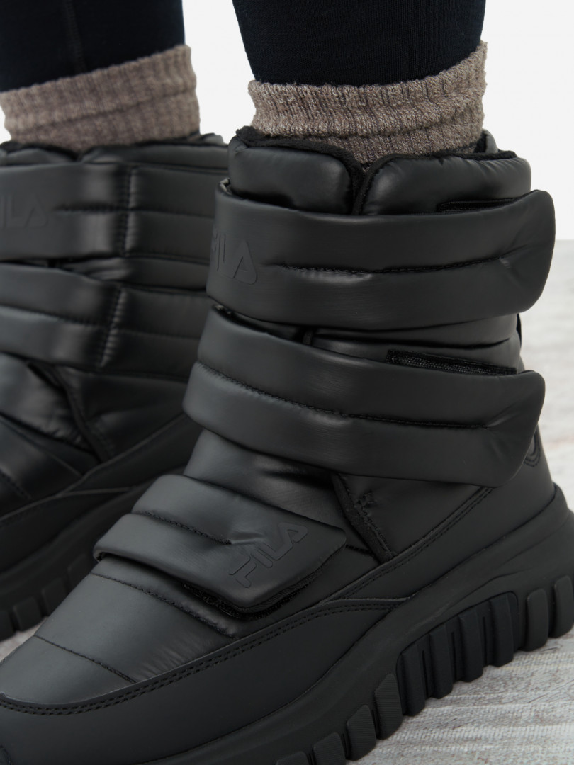 фото Сапоги утепленные женские fila cephea velcro, черный