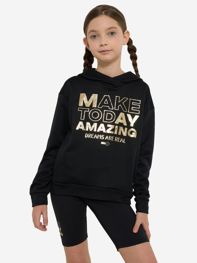 Худи для девочек Demix Черный 999₽