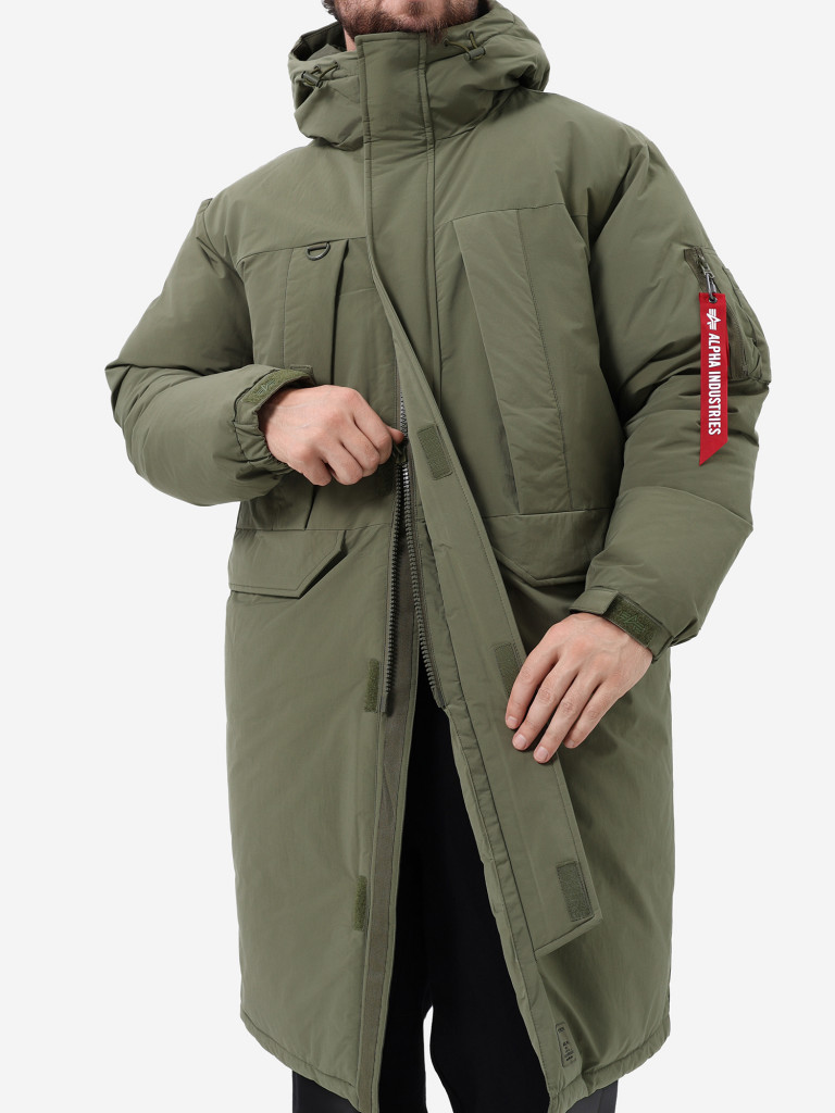 Парка длинная зимняя мужская Seal Long Puffer Parka Alpha Industries