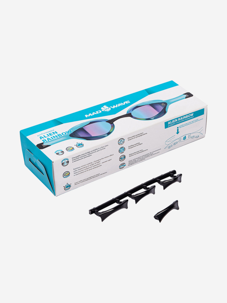 Очки для плавания Mad Wave Alien Rainbow