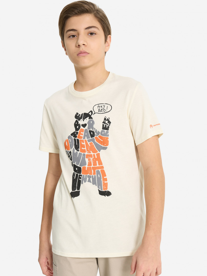 Футболка для мальчиков Outventure Бежевый 399₽