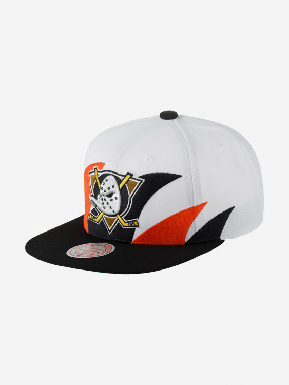 Бейсболка с прямым козырьком MITCHELL NESS 6HSSSH22088-ADUWHIT Anaheim Ducks NHL