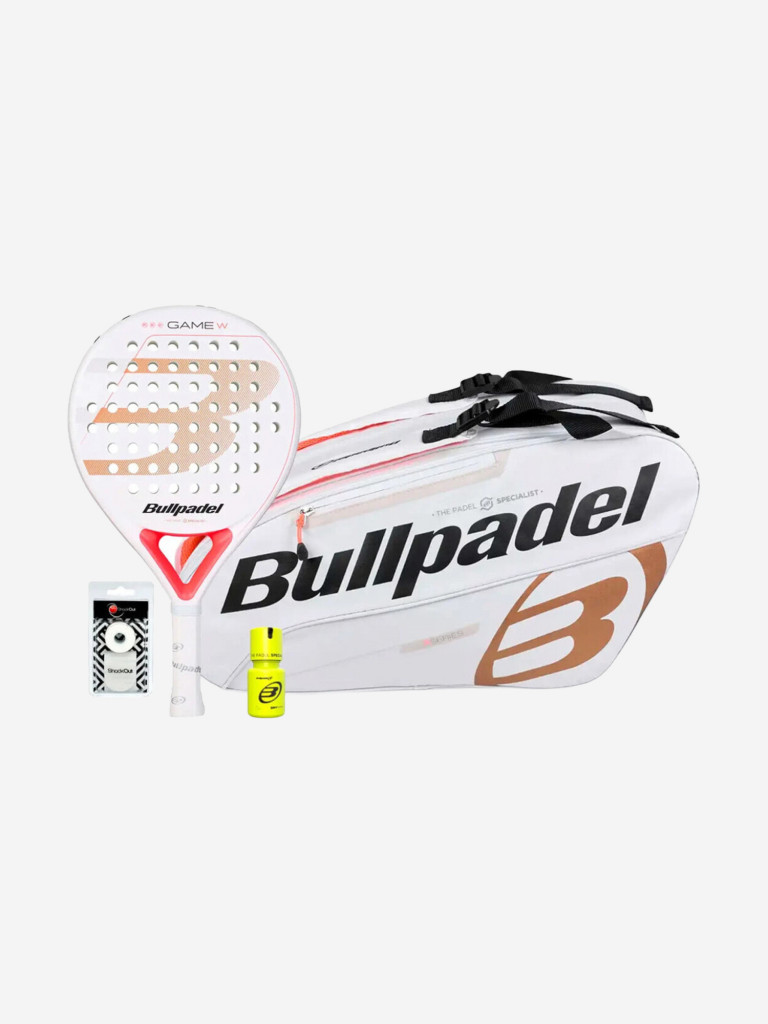 Ракетка для падела BULLPADEL PACK GAME WHITE DRY GRIP