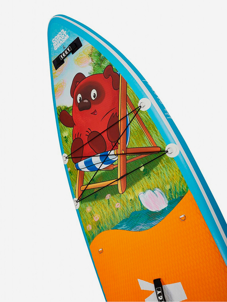 Сапборд/каяк надувной Iggy 11х34х6 Винни-пух, 335x86x15 см