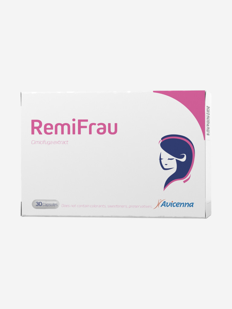 Комплекс для женского здоровья и красоты Avicenna® RemiFrau с витаминами, поддержка гормонального баланса, 30 капсул