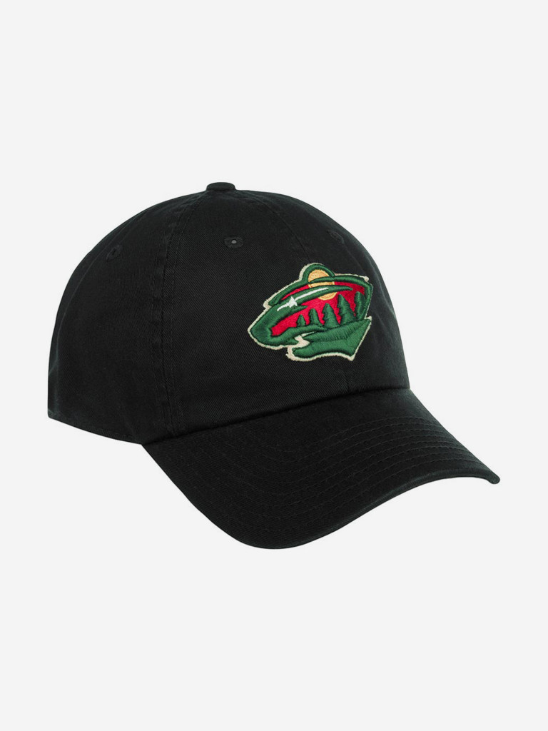 Бейсболка AMERICAN NEEDLE 40742B-MNW Minnesota Wild Blue Line NHL (черный)