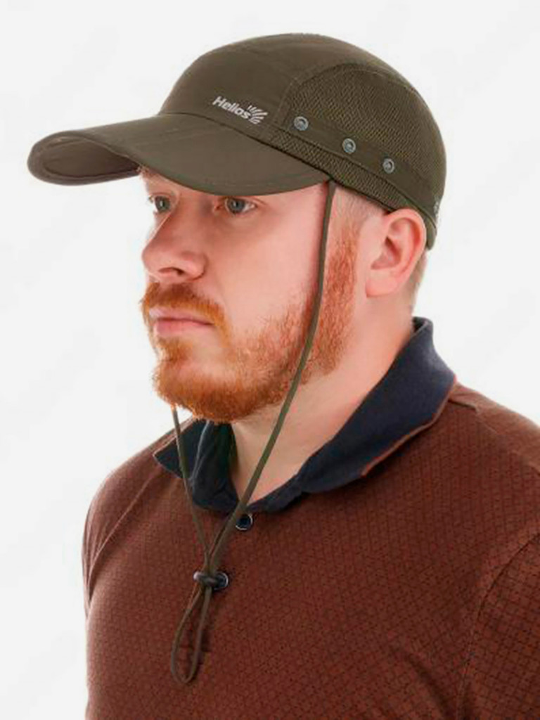 Бейсболка с защитой шеи и лица Helios для рыбалки и охоты