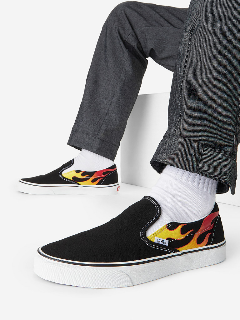 Vans Classic Slip On Flame