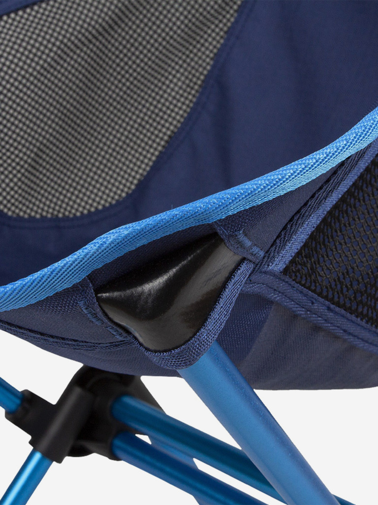 Кресло туристическое складное до 120 кг, для походов, пикника, охоты, рыбалки, алюминиевый каркас LIGHT CAMP M синий