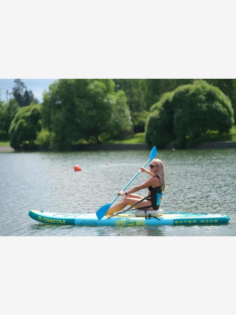 Сапборд надувной iTaoStar Daisy Elegant blue, 350x89x15 см