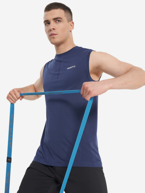 Майка мужская Craft Adv Cool Intensity арт. 1913202 синий цвет — купить за 3849 руб. со скидкой 50 %, отзывы в интернет-магазине Спортмастер