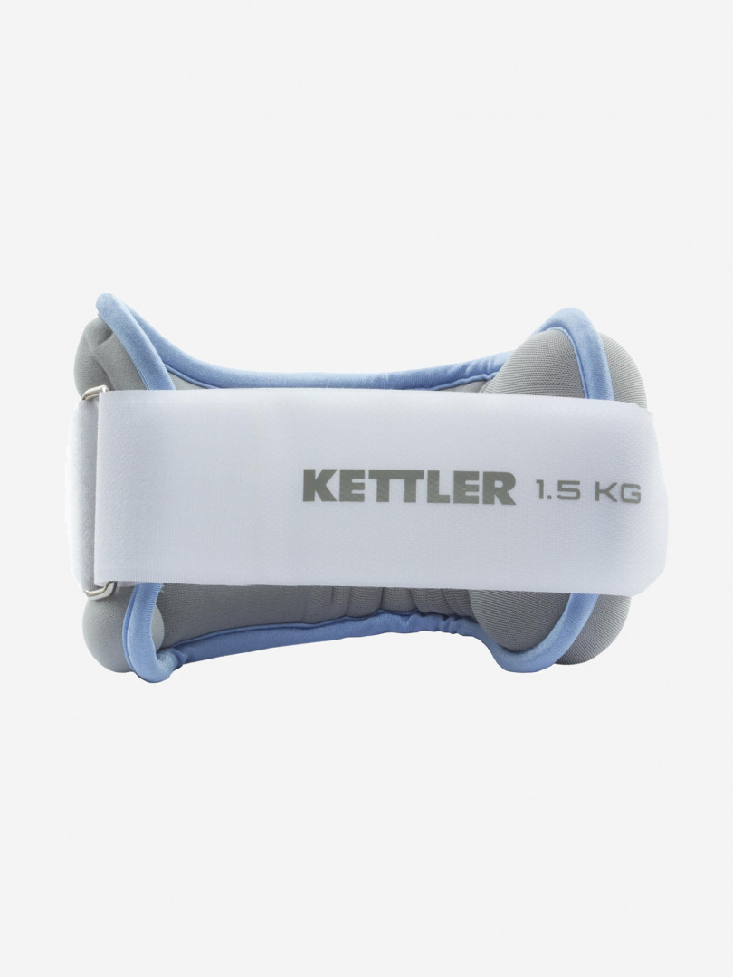 фото Утяжелители для ног kettler, 2 х 1.5 кг, серый