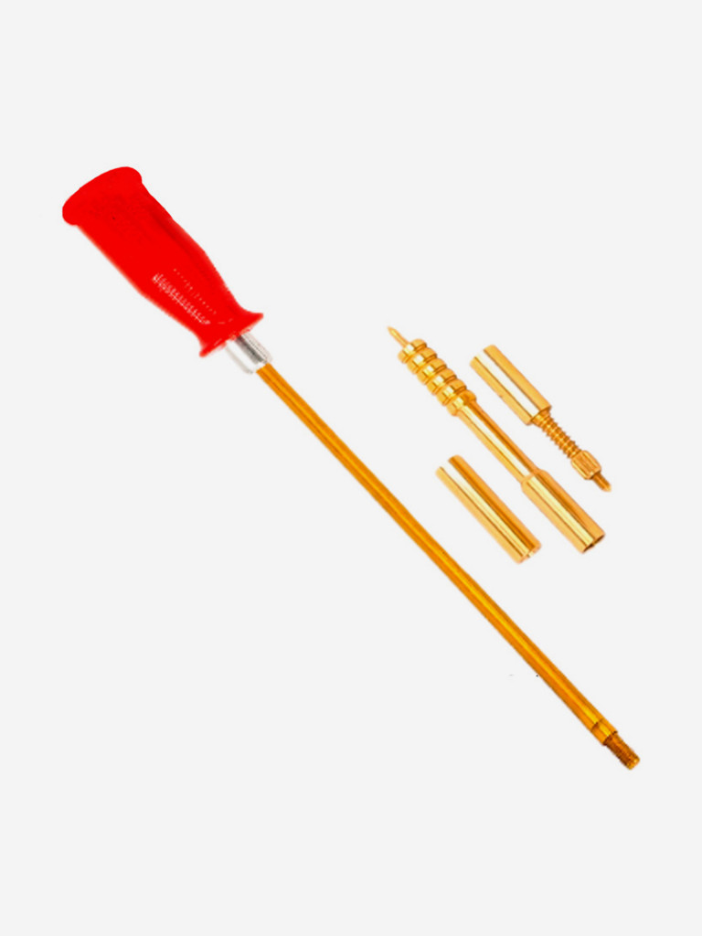 Шомпол ЧИСТОGUN к.32-45, d6мм, 20см, подшипник, латунь, папа 12/28,, вишер, переходник, игла