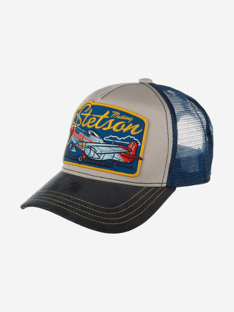Бейсболка с сеточкой STETSON 7766101 TRUCKER CAP MUSTANG