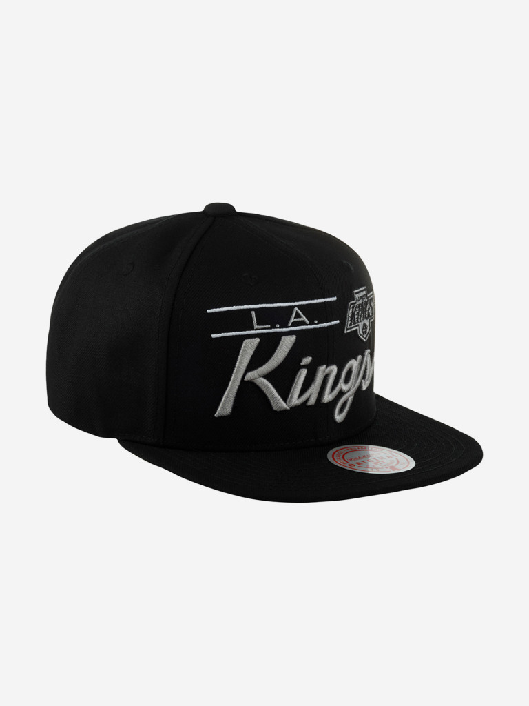 Бейсболка с прямым козырьком MITCHELL NESS 6HSSLD21213-LAKBLCK Los Angeles Kings NHL