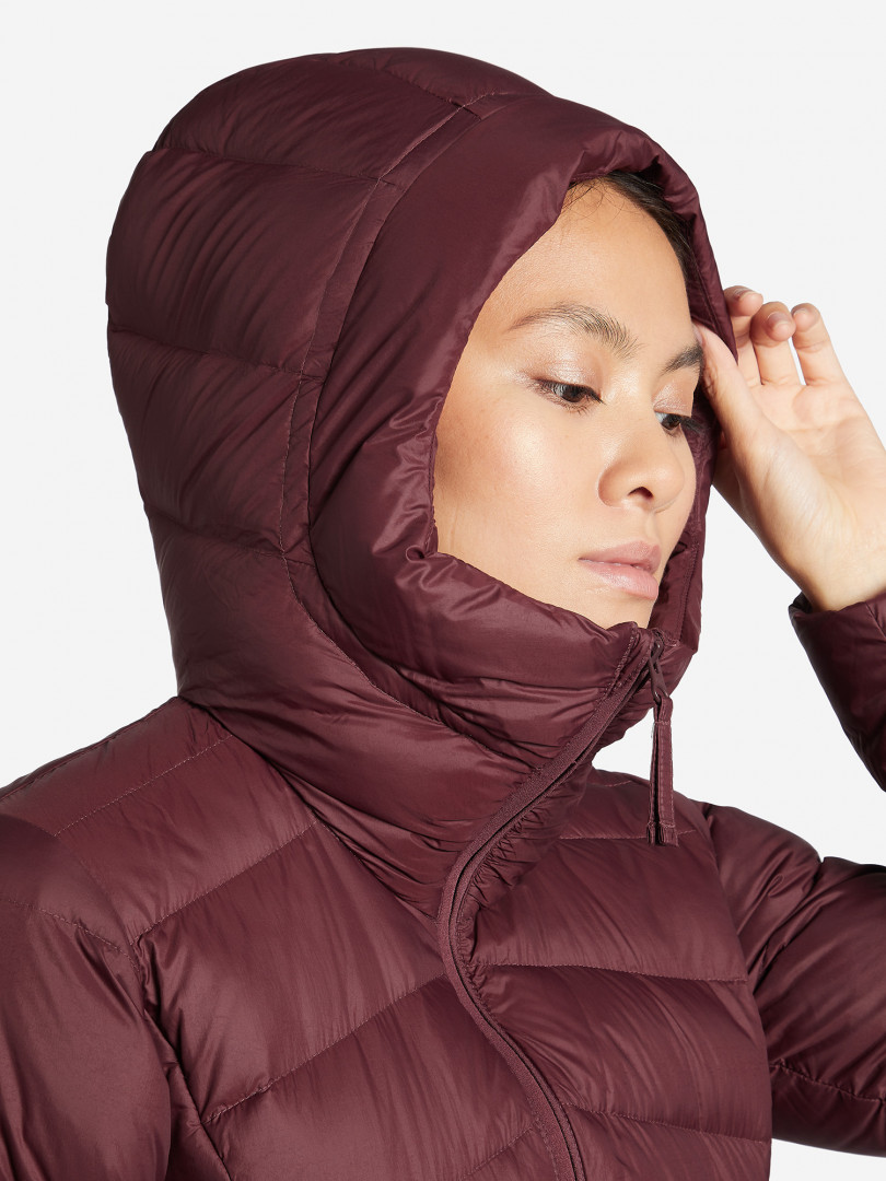 фото Куртка пуховая женская columbia autumn park down mid jacket, красный