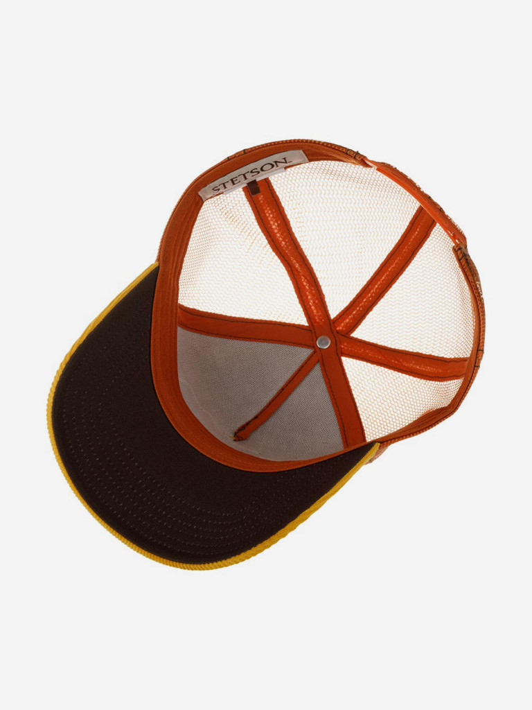 Бейсболка с сеточкой STETSON 7761116 TRUCKER CAP BRICKSTONE (желтый)