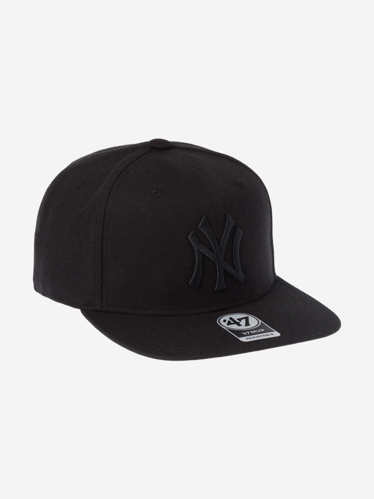 Бейсболка с прямым козырьком 47 BRAND B-NSHOT17WBP-BKA New York Yankees MLB