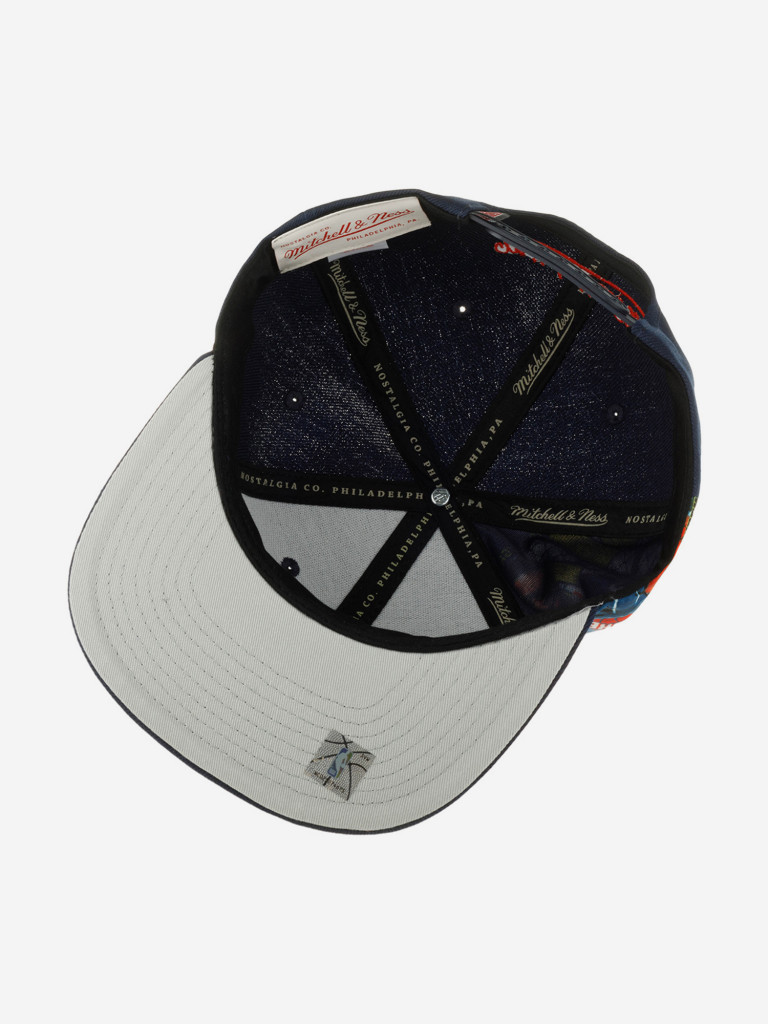 Бейсболка с прямым козырьком MITCHELL NESS 6HSSSH21142-HRONAVYSFR Houston Rockets NBA (синий)