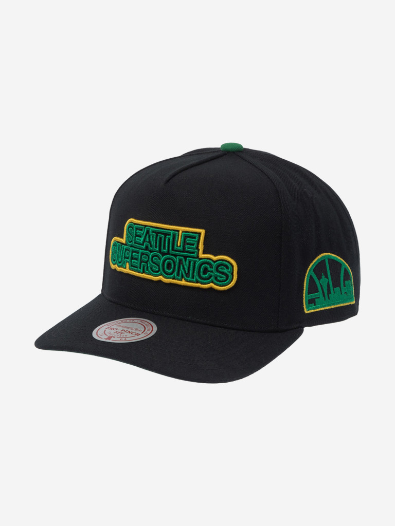 Бейсболка MITCHELL NESS HP12159-SSUBLCK Seattle Supersonics NBA