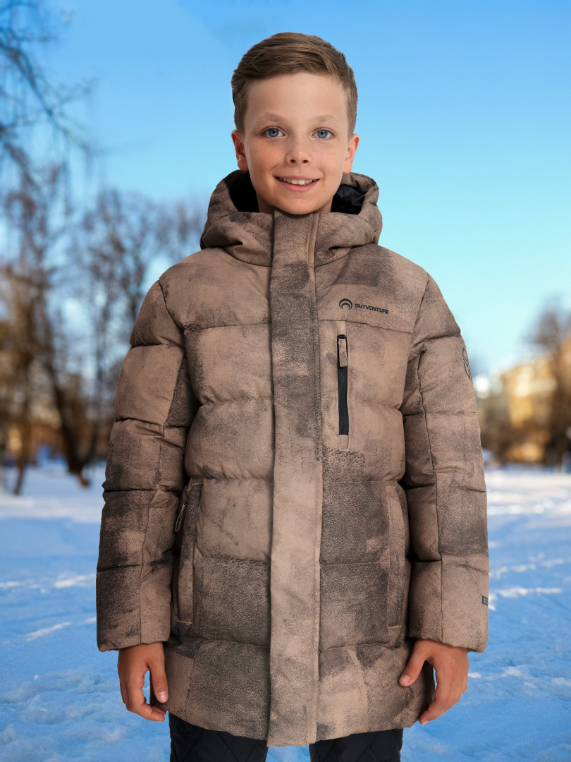 

Пуховик для мальчиков Outventure, Бежевый