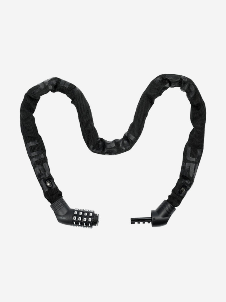 Велосипедный замок Ulac Street Fighter Steel Chain Lock Combo черный