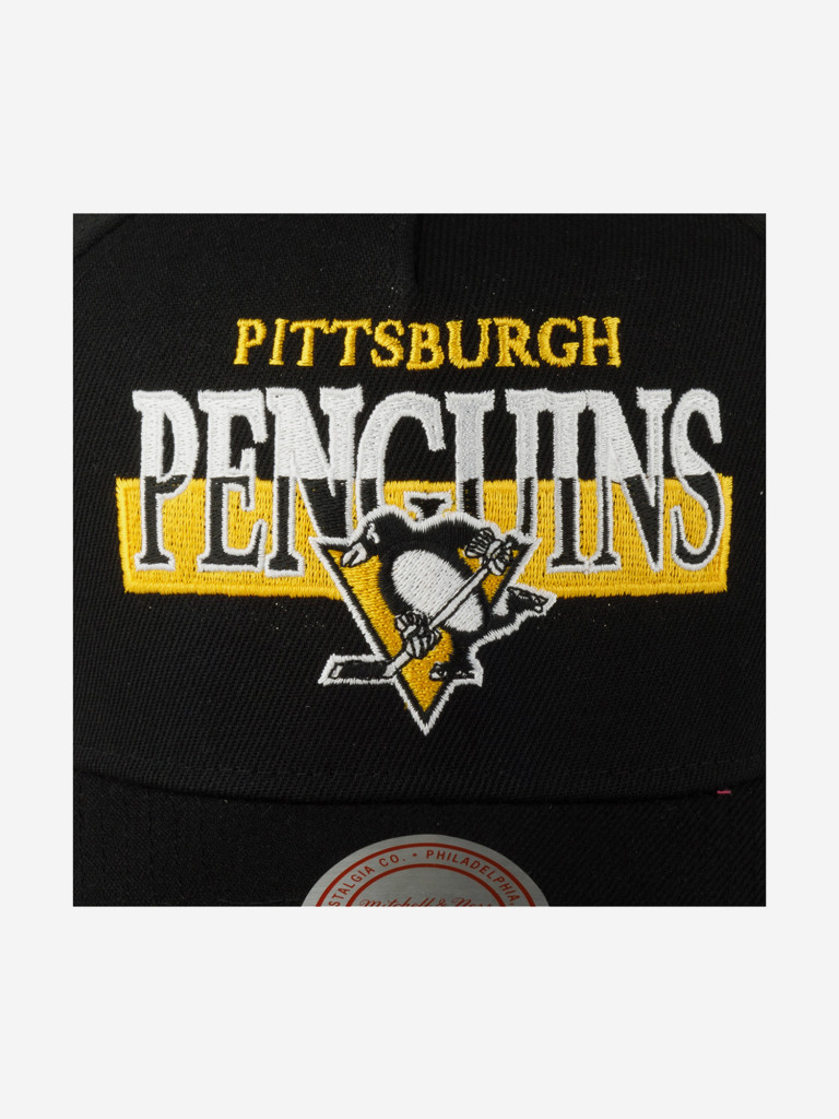 Бейсболка MITCHELL NESS HP8402-PPEBLCK Pittsburgh Penguins NHL (черный)
