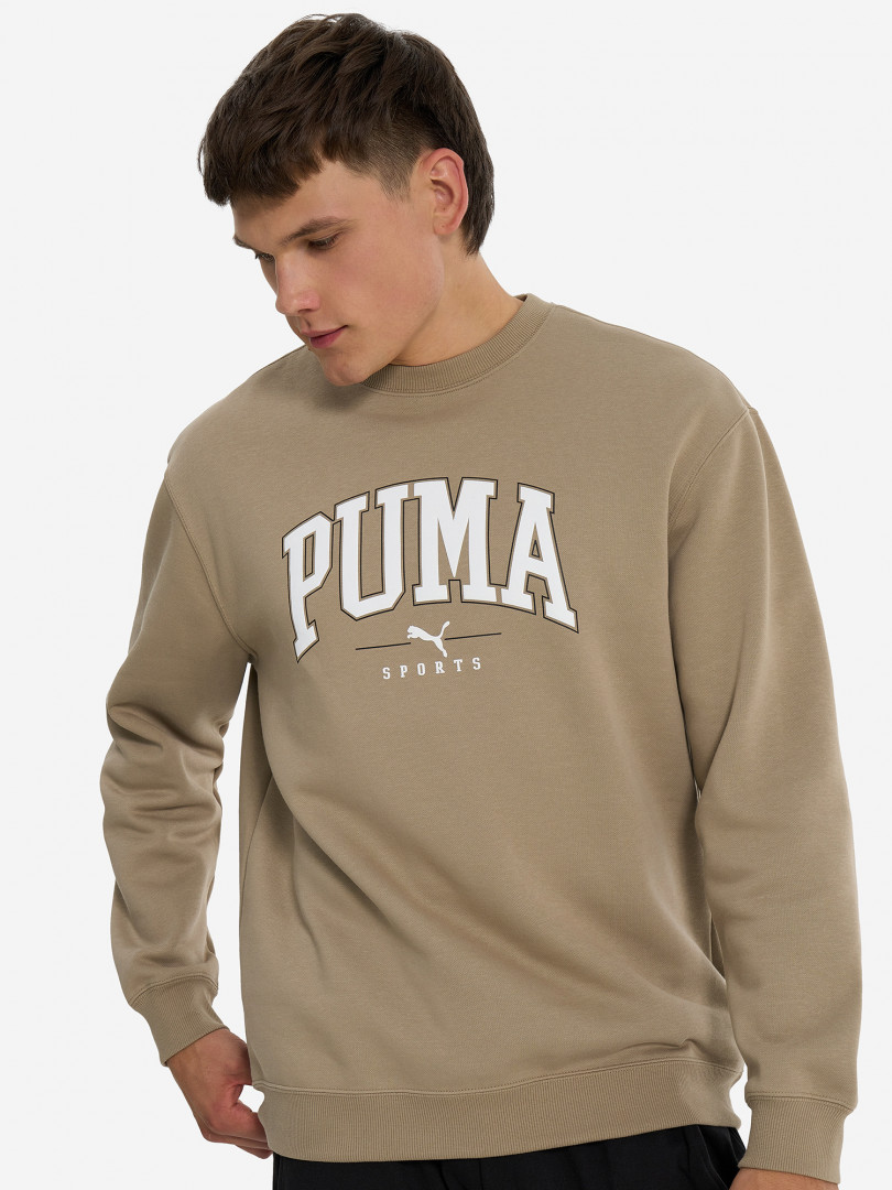 фото Джемпер флисовый мужской puma, бежевый