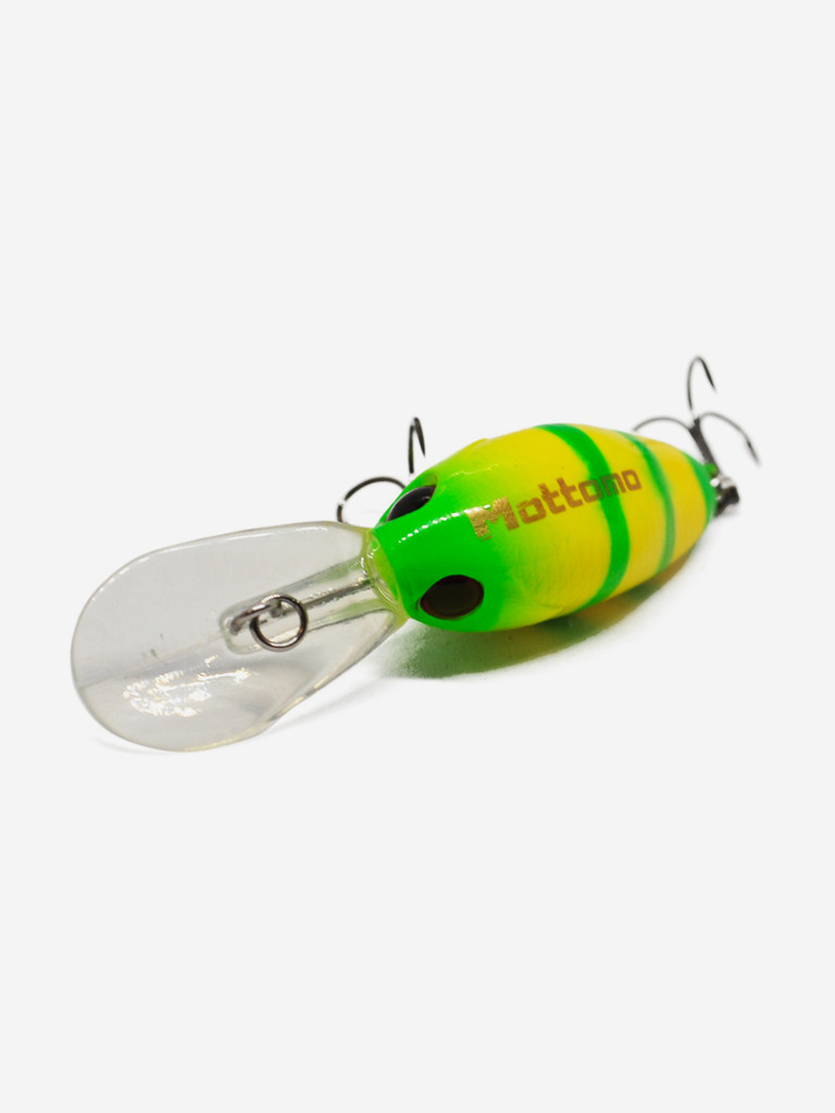 Воблер Mottomo Chubber DR 36F 4g Violet Chartreuse