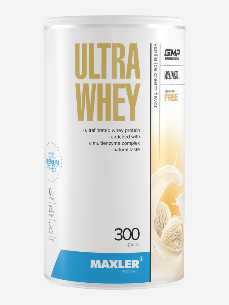 Протеин сывороточный Maxler Ultra Whey 300 гр. - Ванильное мороженое