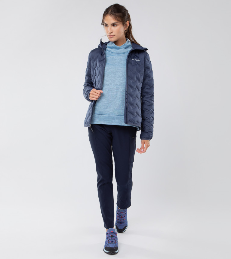 Куртка пуховая женская Columbia Delta Ridge Down Hooded Jacket