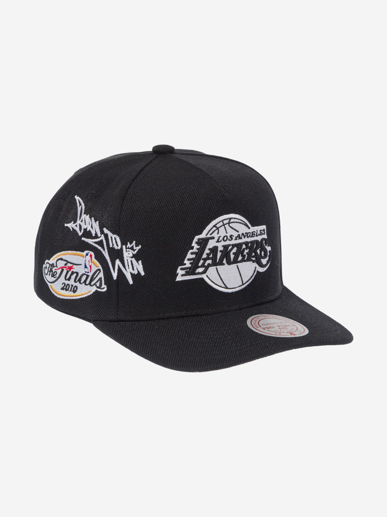Бейсболка MITCHELL NESS HP10055-LALBLCK Los Angeles Lakers NBA (черный)