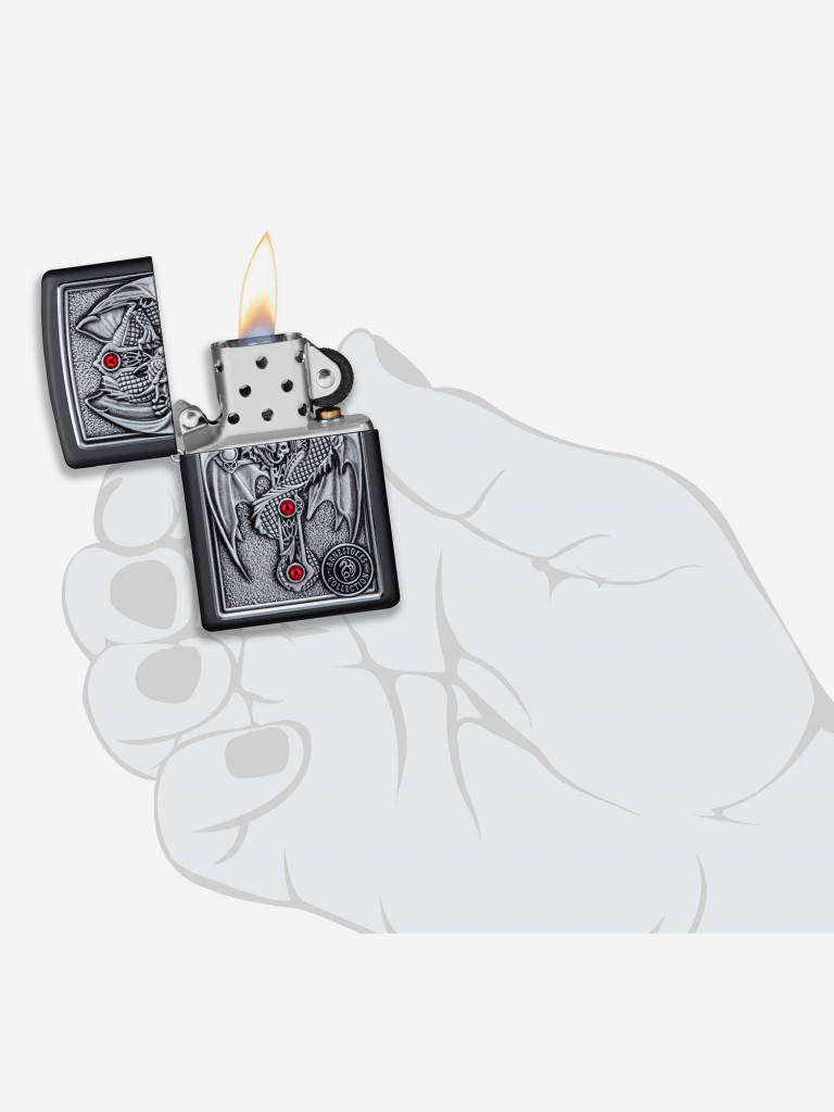 Зажигалка бензиновая ZIPPO 49755 Winged Dragon Cross
